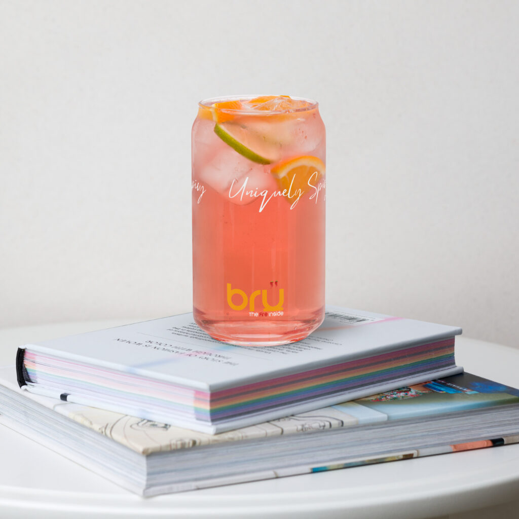 Bru Can-Shaped Glass
