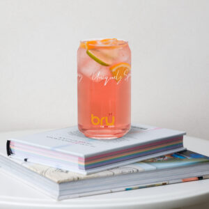 Bru Can-Shaped Glass