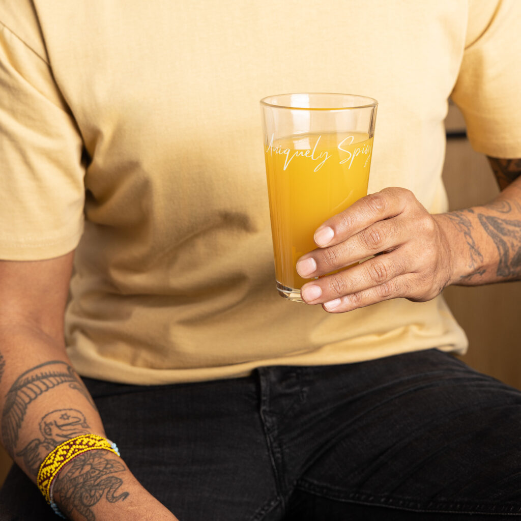 Jokes & Bru Volume Edition Pint glass